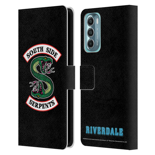 Riverdale Graphic Art South Side Serpents Leather Book Wallet Case Cover For Motorola Moto G Stylus 5G (2022)
