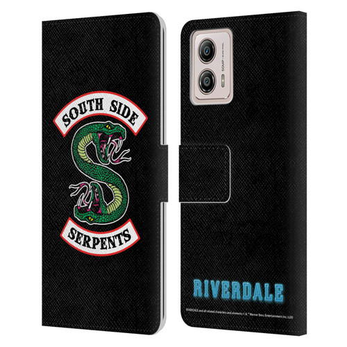 Riverdale Graphic Art South Side Serpents Leather Book Wallet Case Cover For Motorola Moto G53 5G