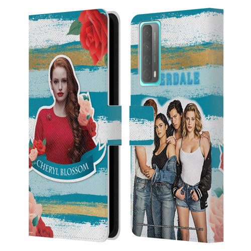 Riverdale Graphics Cheryl Blossom Leather Book Wallet Case Cover For Huawei P Smart (2021)