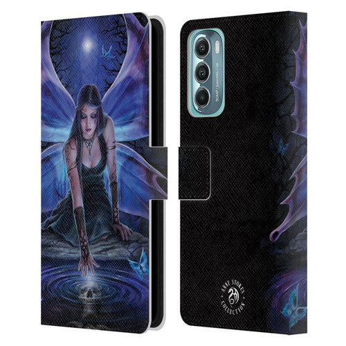 Anne Stokes Fairies Immortal Flight Leather Book Wallet Case Cover For Motorola Moto G Stylus 5G (2022)