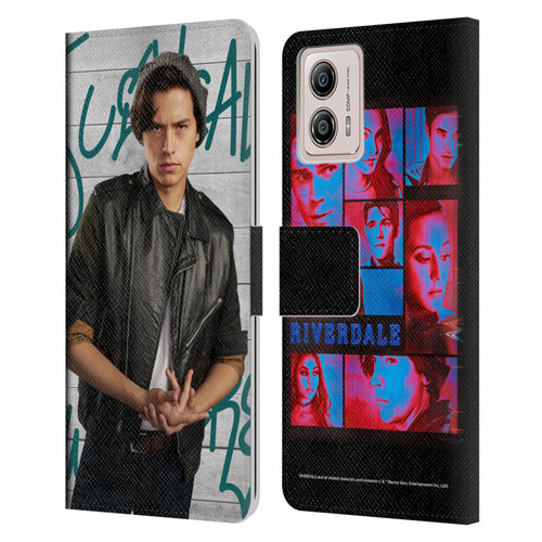 Riverdale Posters Jughead Jones 3 Leather Book Wallet Case Cover For Motorola Moto G53 5G