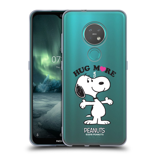 Peanuts Snoopy Hug More Soft Gel Case for Nokia 6.2 / 7.2