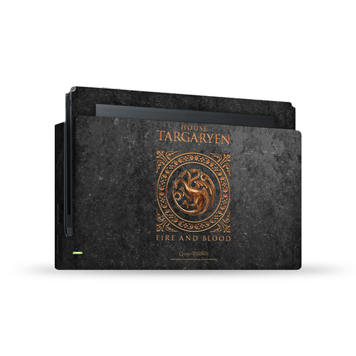 HBO Game of Thrones Sigils and Graphics House Targaryen Vinyl Sticker Skin Decal Cover for Nintendo Switch Console & Dock