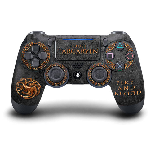 HBO Game of Thrones Sigils and Graphics House Targaryen Vinyl Sticker Skin Decal Cover for Sony DualShock 4 Controller