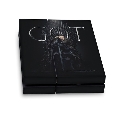 HBO Game of Thrones Sigils and Graphics Jon Snow Iron Throne Vinyl Sticker Skin Decal Cover for Sony PS4 Console
