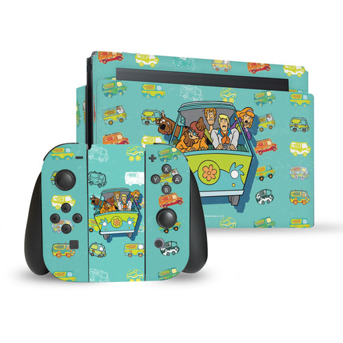 Scooby-Doo Graphics Mystery Inc. Vinyl Sticker Skin Decal Cover for Nintendo Switch Bundle