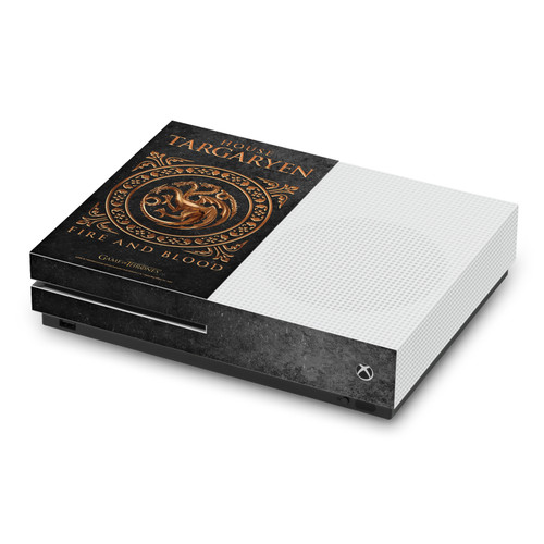 HBO Game of Thrones Sigils and Graphics House Targaryen Vinyl Sticker Skin Decal Cover for Microsoft Xbox One S Console