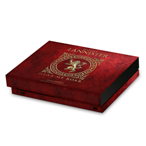 HBO Game of Thrones Sigils and Graphics House Lannister Vinyl Sticker Skin Decal Cover for Microsoft Xbox One X Console