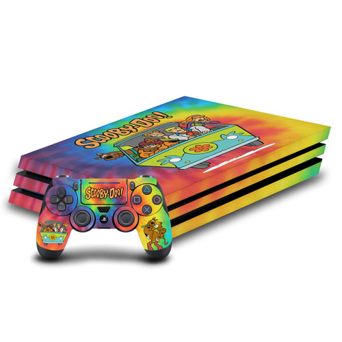 Scooby-Doo Graphics Tie Dye Vinyl Sticker Skin Decal Cover for Sony PS4 Pro Bundle