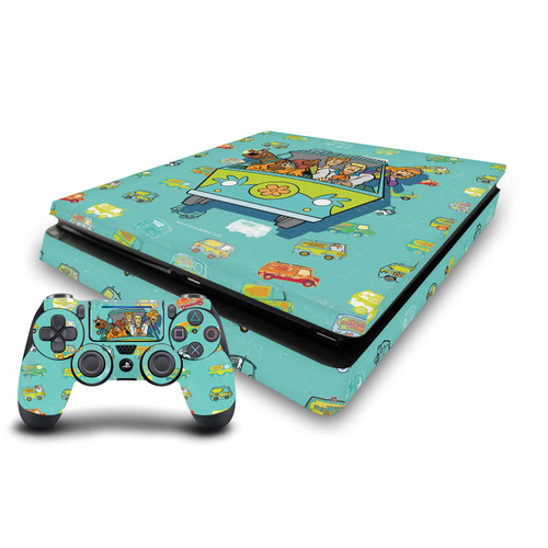 Scooby-Doo Graphics Mystery Inc. Vinyl Sticker Skin Decal Cover for Sony PS4 Slim Console & Controller
