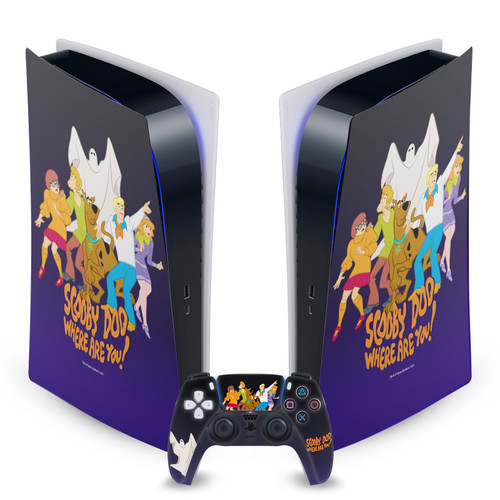 Scooby-Doo Graphics Where Are You? Vinyl Sticker Skin Decal Cover for Sony PS5 Digital Edition Bundle