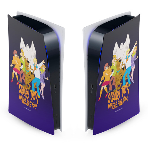 Scooby-Doo Graphics Where Are You? Vinyl Sticker Skin Decal Cover for Sony PS5 Digital Edition Console
