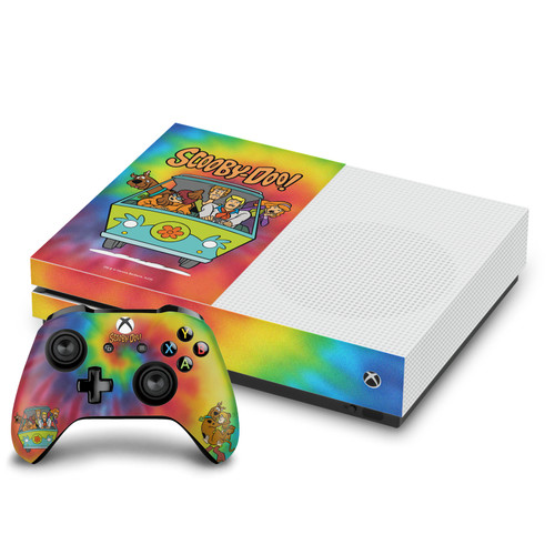 Scooby-Doo Graphics Tie Dye Vinyl Sticker Skin Decal Cover for Microsoft One S Console & Controller