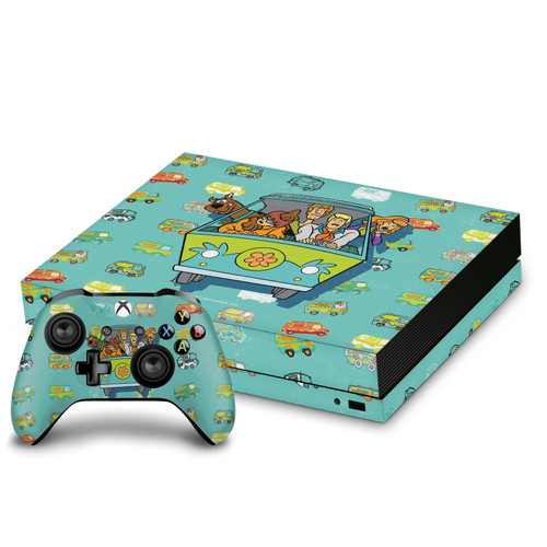 Scooby-Doo Graphics Mystery Inc. Vinyl Sticker Skin Decal Cover for Microsoft Xbox One X Bundle