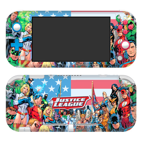 Justice League DC Comics Comic Book Covers Of America #1 Vinyl Sticker Skin Decal Cover for Nintendo Switch Lite