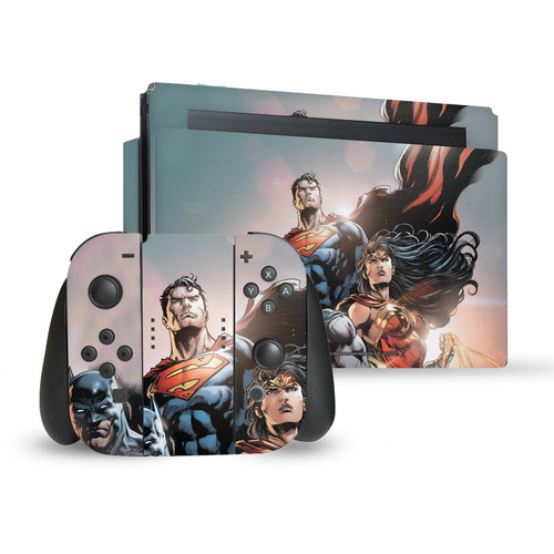 Justice League DC Comics Comic Book Covers Rebirth Trinity #1 Vinyl Sticker Skin Decal Cover for Nintendo Switch Bundle
