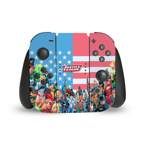 Justice League DC Comics Comic Book Covers Of America #1 Vinyl Sticker Skin Decal Cover for Nintendo Switch Joy Controller