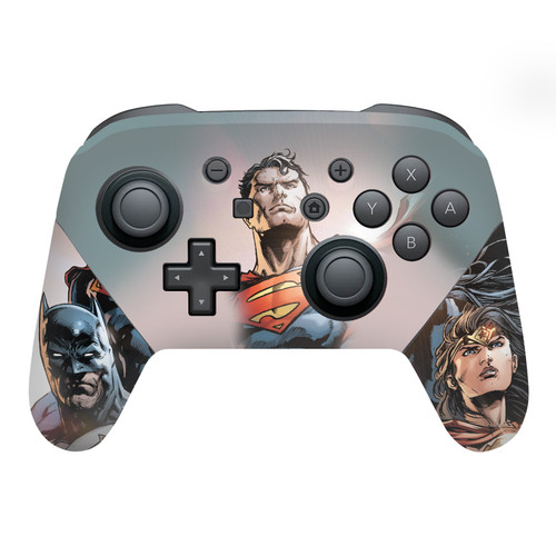 Justice League DC Comics Comic Book Covers Rebirth Trinity #1 Vinyl Sticker Skin Decal Cover for Nintendo Switch Pro Controller