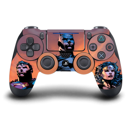 Justice League DC Comics Comic Book Covers Icons Trinity Vinyl Sticker Skin Decal Cover for Sony DualShock 4 Controller