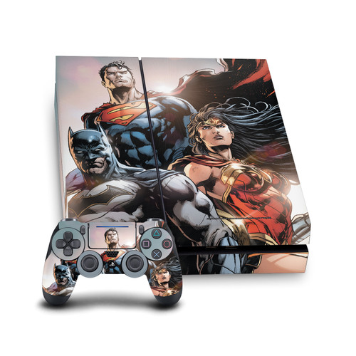 Justice League DC Comics Comic Book Covers Rebirth Trinity #1 Vinyl Sticker Skin Decal Cover for Sony PS4 Console & Controller