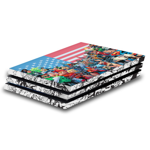 Justice League DC Comics Comic Book Covers Of America #1 Vinyl Sticker Skin Decal Cover for Sony PS4 Pro Console