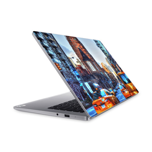 Haroulita Places New York Vinyl Sticker Skin Decal Cover for Xiaomi Mi NoteBook 14 (2020)
