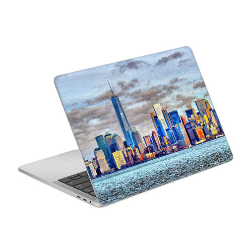 Haroulita Places Manhattan Vinyl Sticker Skin Decal Cover for Apple MacBook Pro 13" A1989 / A2159
