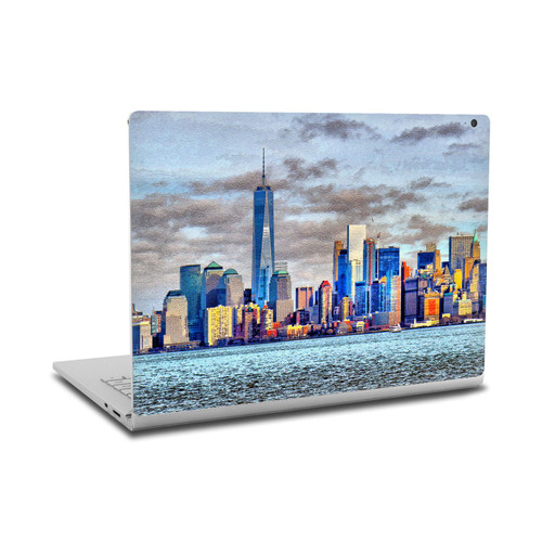 Haroulita Places Manhattan Vinyl Sticker Skin Decal Cover for Microsoft Surface Book 2