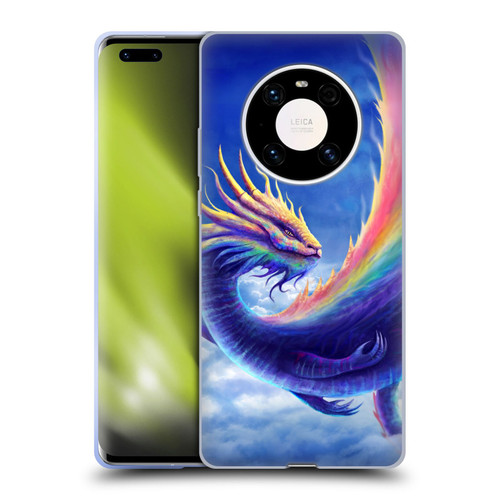 Anthony Christou Art Rainbow Dragon Soft Gel Case for Huawei Mate 40 Pro 5G