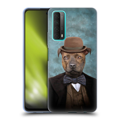 Anthony Christou Art Sir Edmund Bulldog Soft Gel Case for Huawei P Smart (2021)