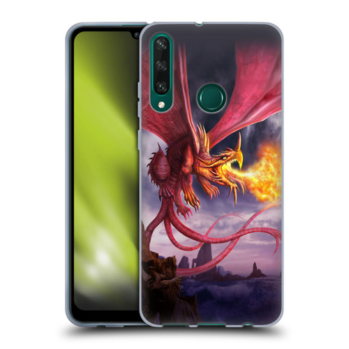 Anthony Christou Art Fire Dragon Soft Gel Case for Huawei Y6p
