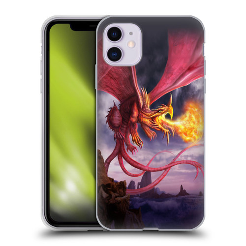 Anthony Christou Art Fire Dragon Soft Gel Case for Apple iPhone 11