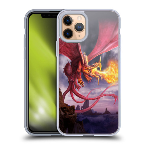 Anthony Christou Art Fire Dragon Soft Gel Case for Apple iPhone 11 Pro