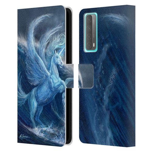 Anthony Christou Art Water Pegasus Leather Book Wallet Case Cover For Huawei P Smart (2021)
