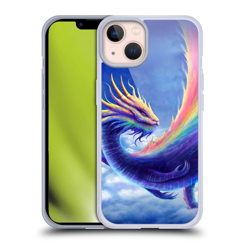 Anthony Christou Art Rainbow Dragon Soft Gel Case for Apple iPhone 13