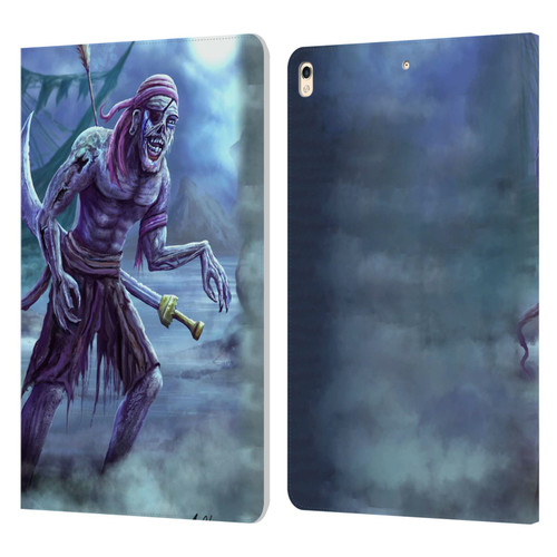 Anthony Christou Art Zombie Pirate Leather Book Wallet Case Cover For Apple iPad Pro 10.5 (2017)