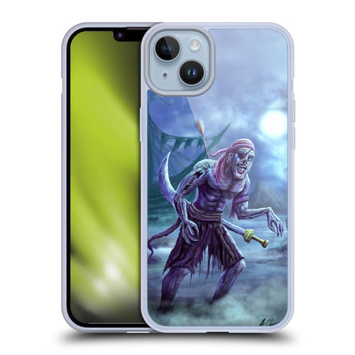 Anthony Christou Art Zombie Pirate Soft Gel Case for Apple iPhone 14 Plus