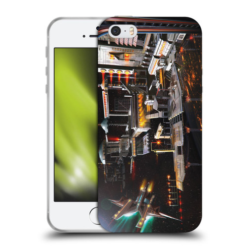 Anthony Christou Art Space Station Soft Gel Case for Apple iPhone 5 / 5s / iPhone SE 2016