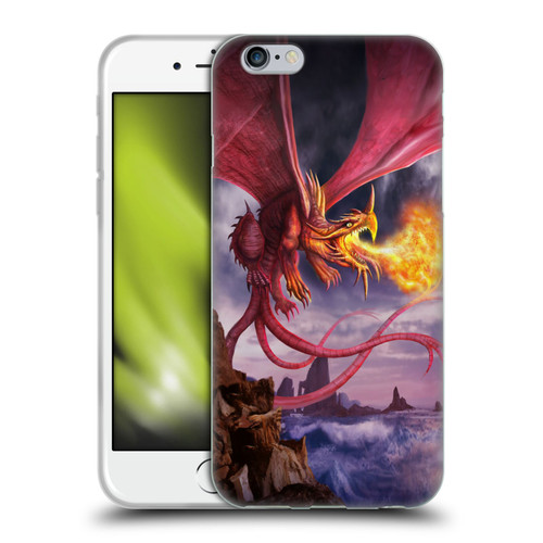 Anthony Christou Art Fire Dragon Soft Gel Case for Apple iPhone 6 / iPhone 6s