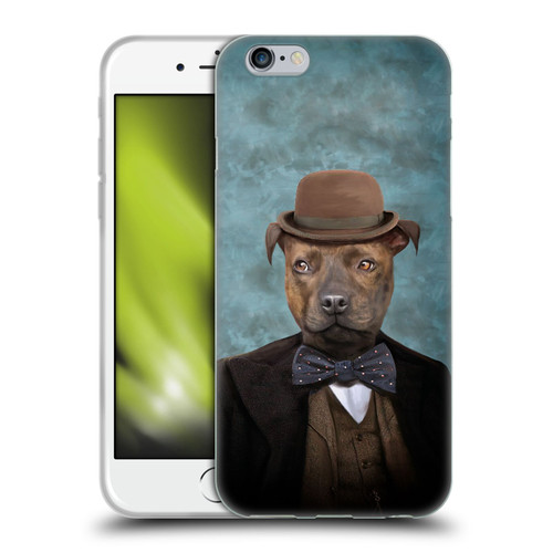 Anthony Christou Art Sir Edmund Bulldog Soft Gel Case for Apple iPhone 6 / iPhone 6s