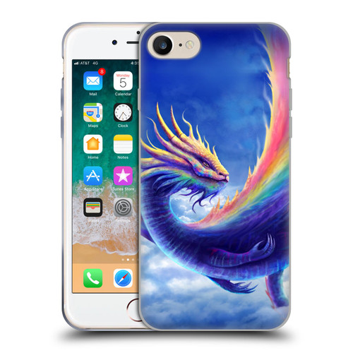 Anthony Christou Art Rainbow Dragon Soft Gel Case for Apple iPhone 7 / 8 / SE 2020 & 2022