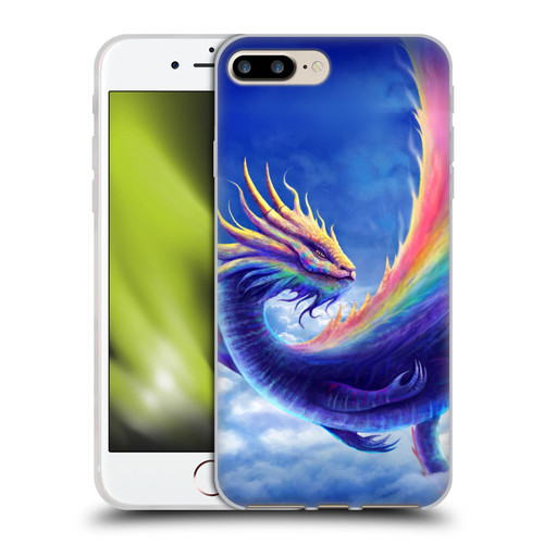 Anthony Christou Art Rainbow Dragon Soft Gel Case for Apple iPhone 7 Plus / iPhone 8 Plus