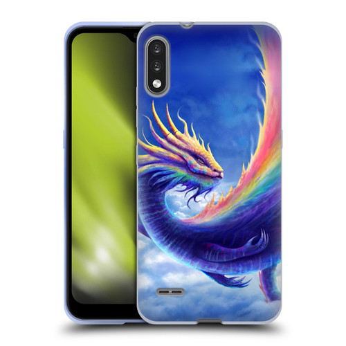 Anthony Christou Art Rainbow Dragon Soft Gel Case for LG K22