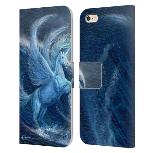 Anthony Christou Art Water Pegasus Leather Book Wallet Case Cover For Apple iPhone 6 Plus / iPhone 6s Plus