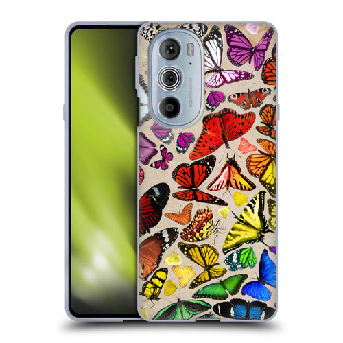Anthony Christou Art Rainbow Butterflies Soft Gel Case for Motorola Edge X30