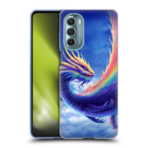 Anthony Christou Art Rainbow Dragon Soft Gel Case for Motorola Moto G Stylus 5G (2022)