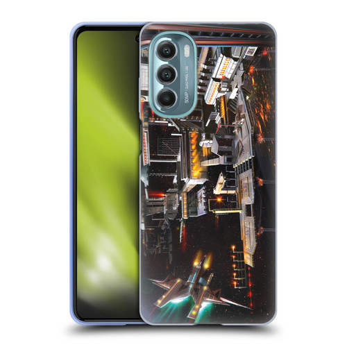 Anthony Christou Art Space Station Soft Gel Case for Motorola Moto G Stylus 5G (2022)