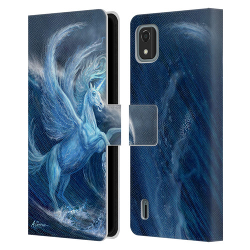 Anthony Christou Art Water Pegasus Leather Book Wallet Case Cover For Nokia C2 2nd Edition