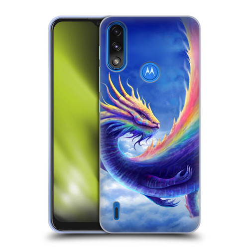 Anthony Christou Art Rainbow Dragon Soft Gel Case for Motorola Moto E7 Power / Moto E7i Power