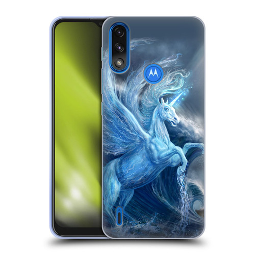 Anthony Christou Art Water Pegasus Soft Gel Case for Motorola Moto E7 Power / Moto E7i Power